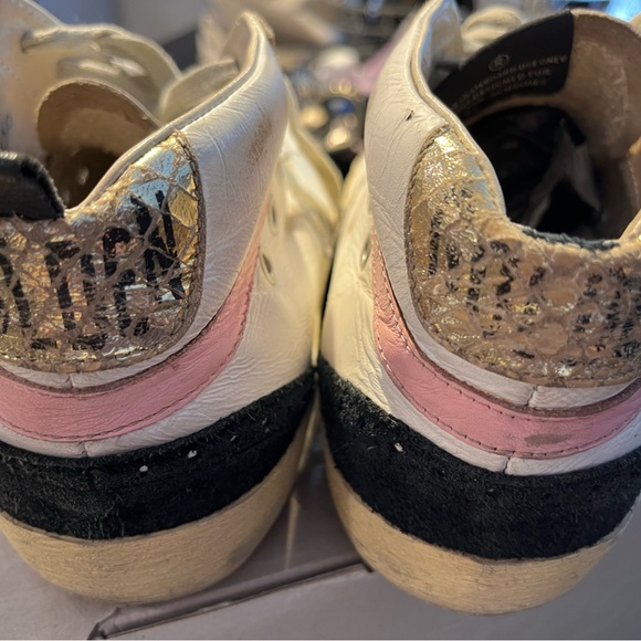Golden Goose Mid Star Pink White 38 Trainers - Picture 10 of 16